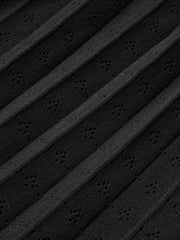 Pearl Trimmed Knit Midi Dress