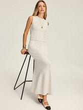 Textured Knit Maxi Skirt