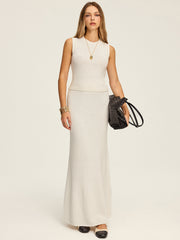 Textured Knit Sleeveless Top