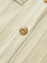 Knit Cardigan Midi Dress