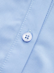 Lace Trim Asymmetric Hem Shirt Dress