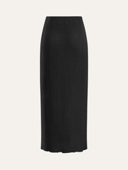 Decor Button Top and Midi Skirt Set