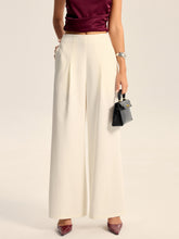 Mid-Waisted Wide-Leg Pants