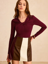 Twist Long Sleeve Blouse