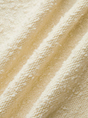 Contrast Trim Metal Button Textured Knit Vest