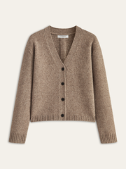 Wool Blend V-Neck Cardigan