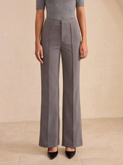 Mid-Waist Flared Pants