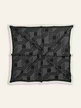 Geometric Print Square Scarf