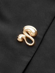 Metal Detail Cap Sleeve Vest