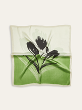 Floral Print Square Scarf