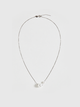 Dual Pearl Pendant Necklace