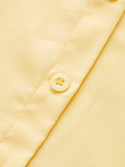 Back Bow Tie Shirt Dress