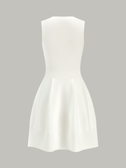 Sleeveless Knit Flare Dress