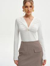 Long Sleeve V-Neck T-Shirt