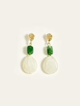 Irregular Resin Bead Drop Earrings