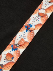 Print Trim Shirt Collar Maxi Dress