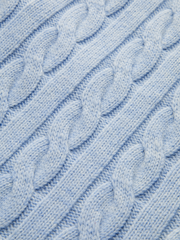 Cable Knit Tie Detail Sweater