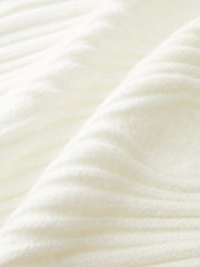 Metal Button Textured Knit Cardigan