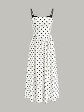 Lace Trim Polka Dot Cami Dress