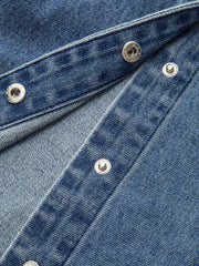 Puff Sleeve Denim Jacket