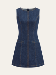 Sleeveless Denim Dress