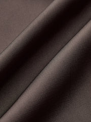 Satin Wrap-Front Long-Sleeve Top