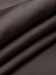 Satin Wrap-Front Long-Sleeve Top