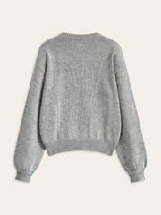 Flower Applique Sweater