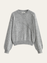 Flower Applique Sweater