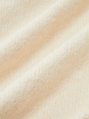 Twist V-Neck Leg-Of Mutton Sleeve Sweater