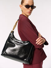 Chain PU Leather Shoulder Bag