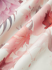 Floral Print Long Sleeve Maxi Dress