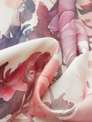 Floral Print Long Sleeve Maxi Dress