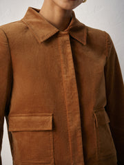Corduroy Pocket Collared Jacket