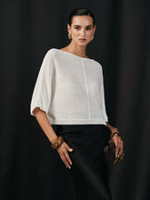 Semi-Sheer Batwing Sweater