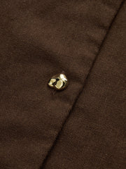 Belted Button-Front Shirt Dress