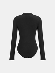 Ribbed Long Sleeve Bodysuit