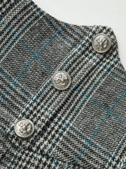 Plaid Pleated High-Waist Mini Skirt