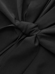 Long Sleeve Tie Front Blazer