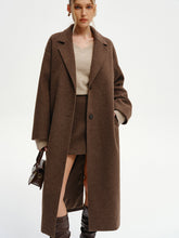 Oversized Tweed Long Coat