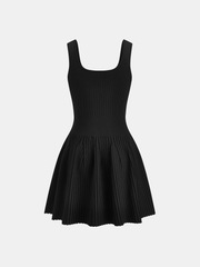 Rhinestone-Embellished Slim Fit Mini Dress