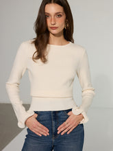 Ruffle Sleeve Sweater