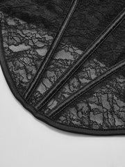 Lace Sheer Corset Top