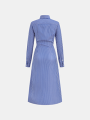 Striped Knot Shirt Dress