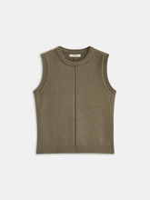 Crew Neck Knit Vest