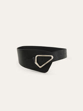 Triangle Buckle Irregular Wide Belt