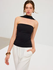 Bra-Free Halter Neck Backless Top