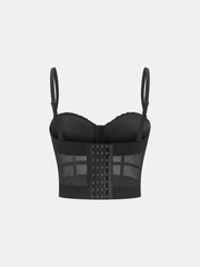 Chain Strap Boned Corset Top