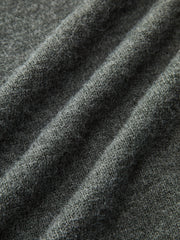 Denim Collar Knit Top