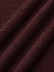 Seam Detail Mock Neck Long-Sleeve T-Shirt